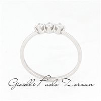 Anneau Zorzan Gioielli Femme in Or blanc Diamante 0.18 Ct PZANA94 - PZANA94